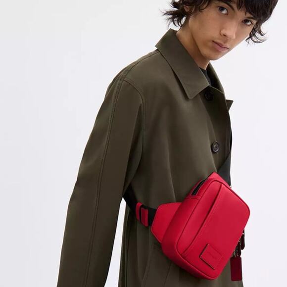 🥰 Coach Edge L Pack Red - Picture 4 of 6